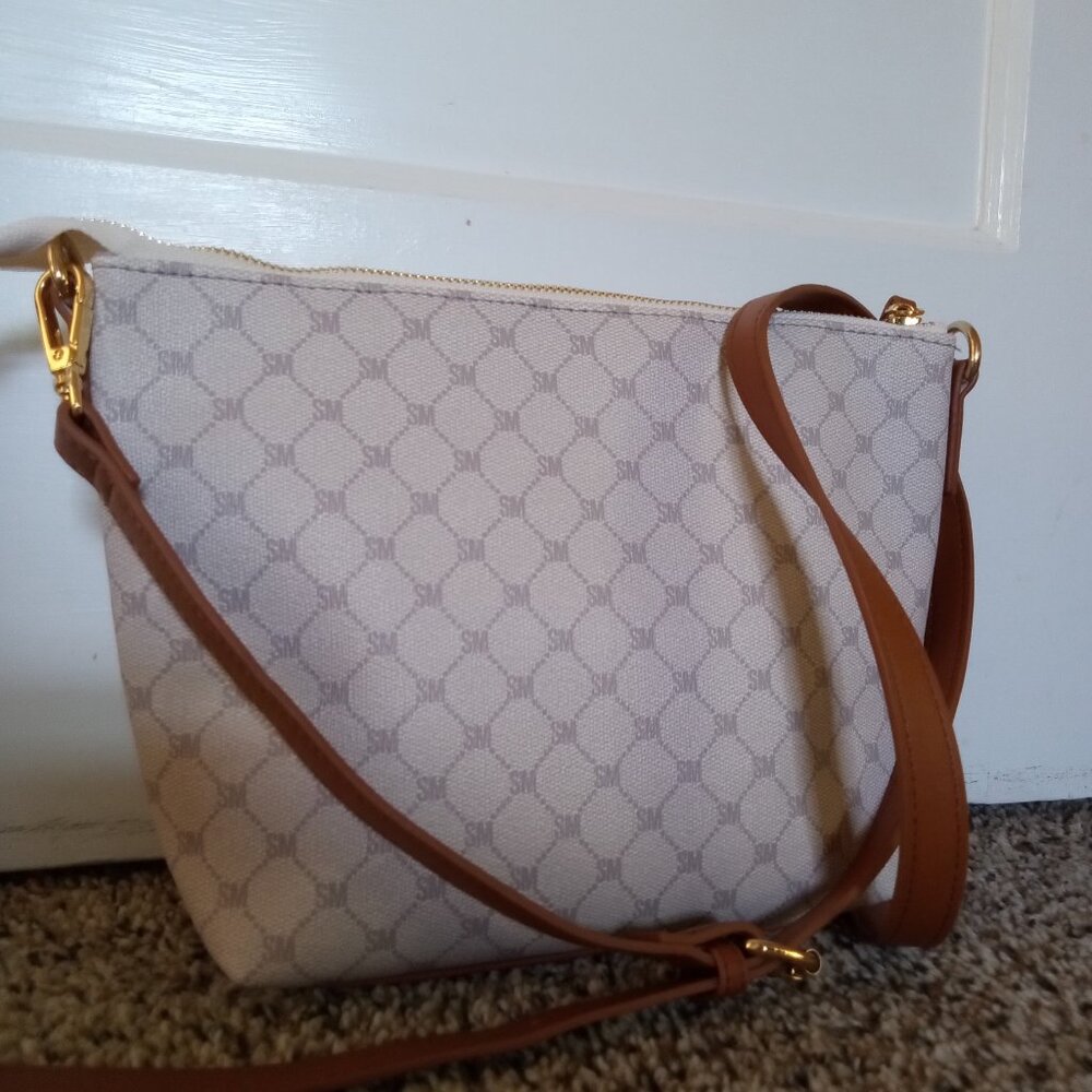 Steve Madden Crossbody Cream and Beige Purse